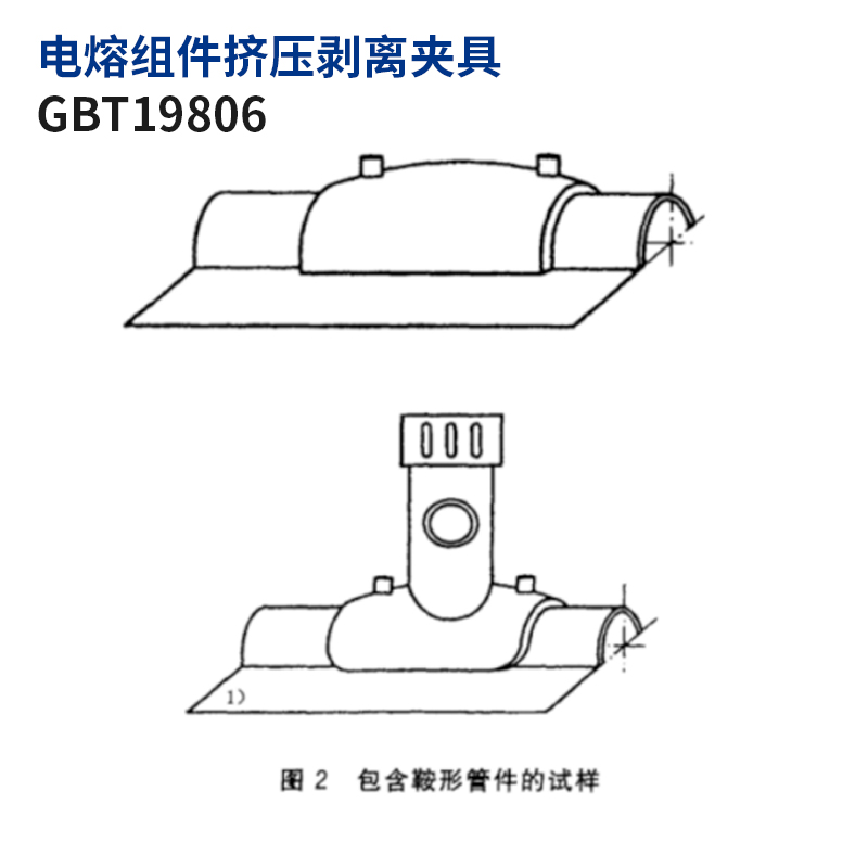 电熔组件挤压剥离夹具GBT19806